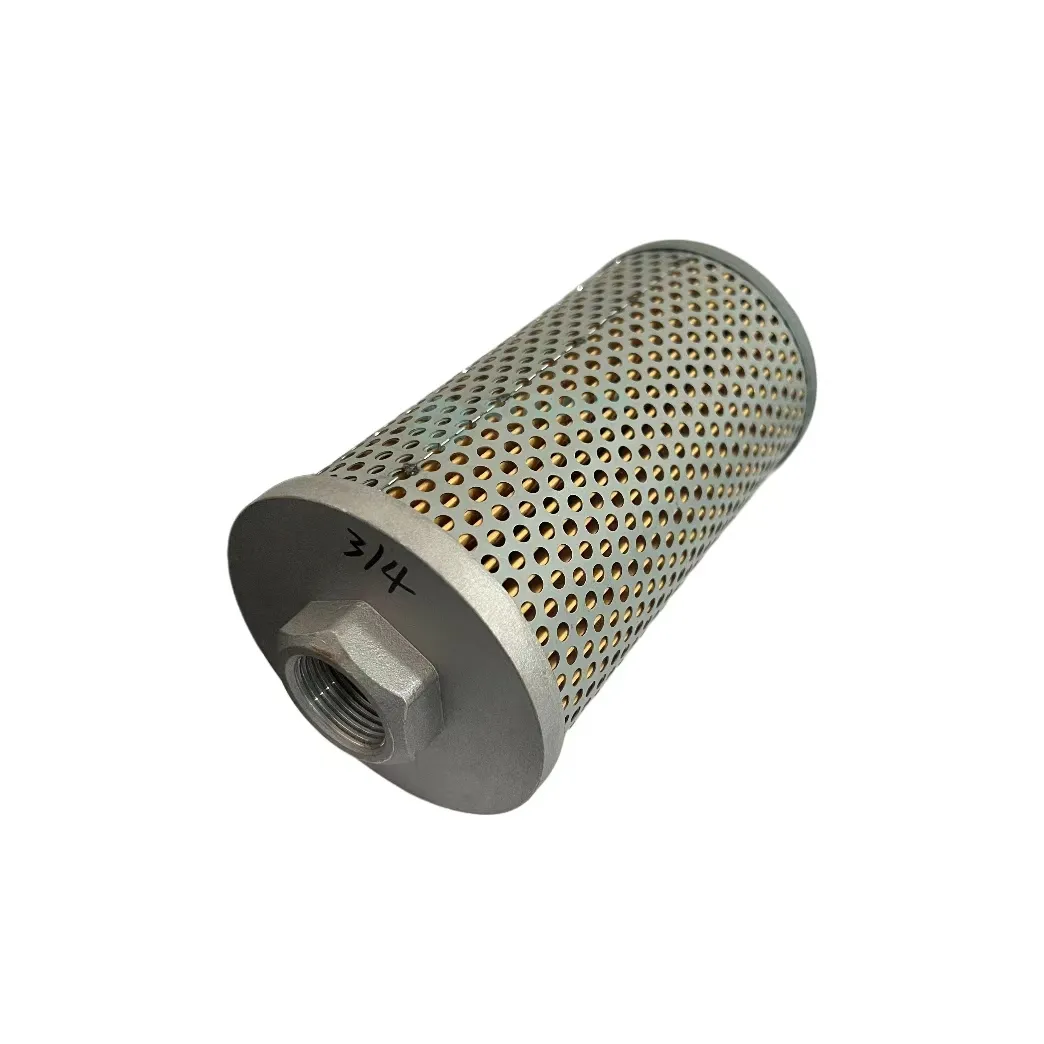 Hydraulic oil return filter and filter element for forklift hydraulic oil
