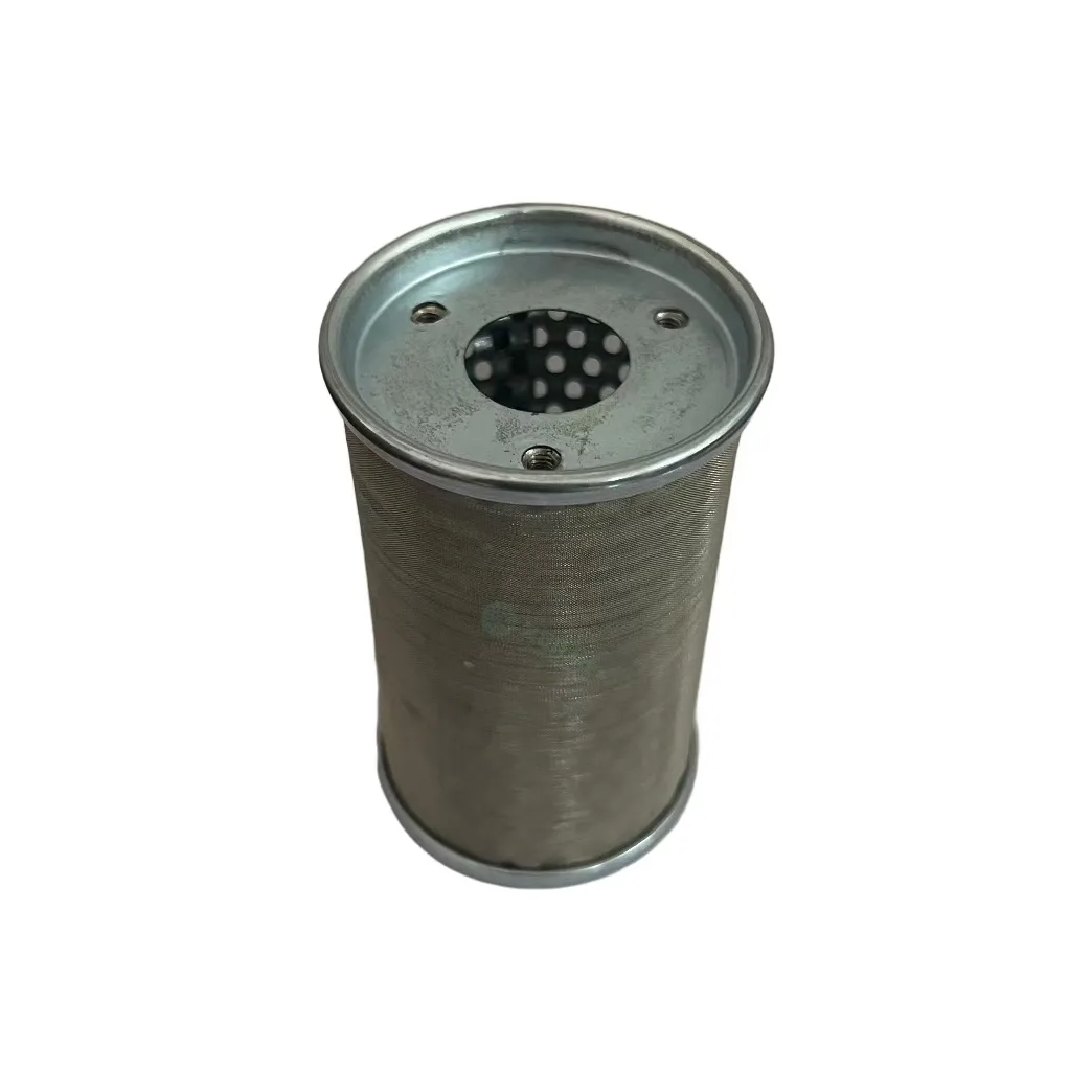 Hydraulic oil inlet and return filter element for forklift