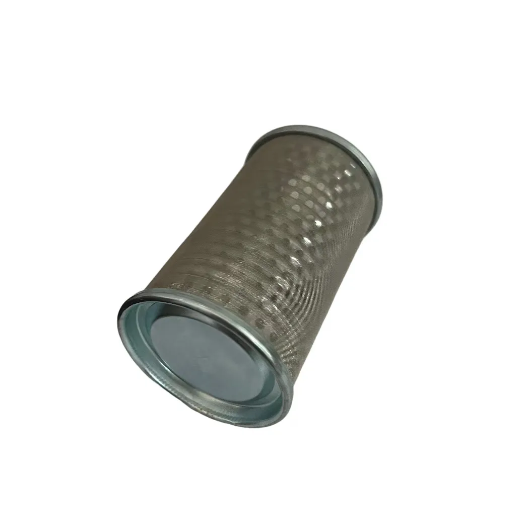 Hydraulic oil inlet and return filter element for forklift