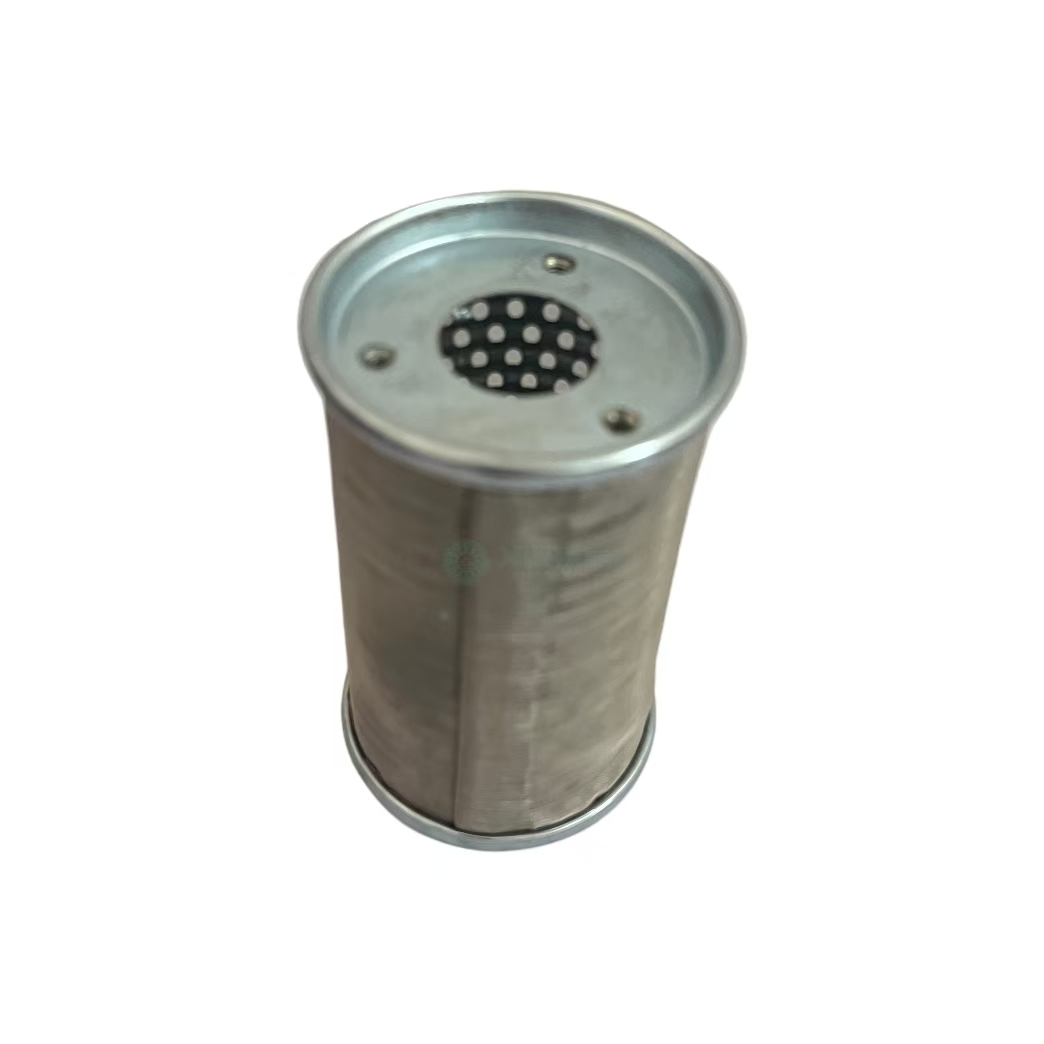 Hydraulic oil inlet and return filter element for forklift