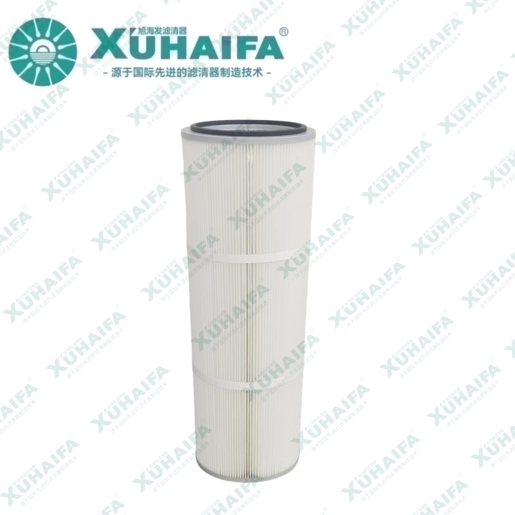 Dedusting filter element