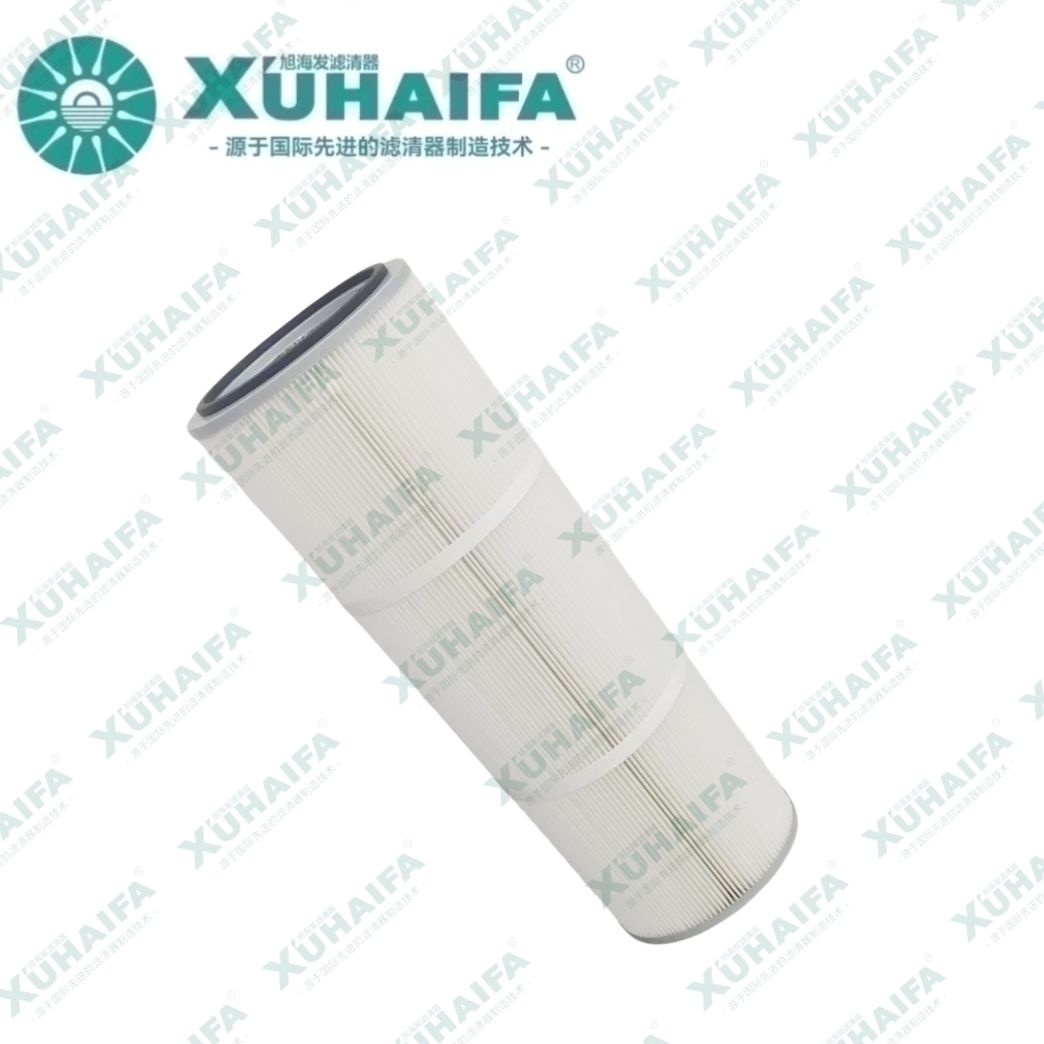 Dedusting filter element