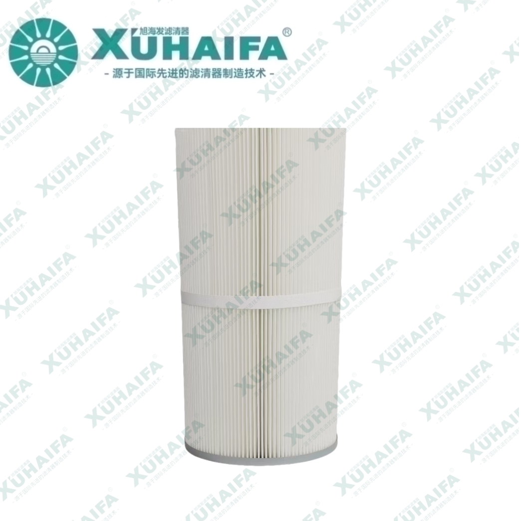 Dedusting filter element