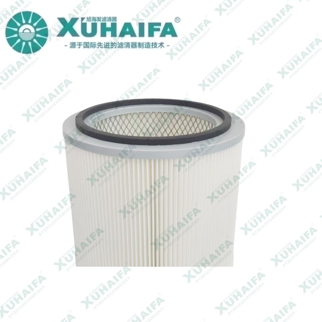 Dedusting filter element
