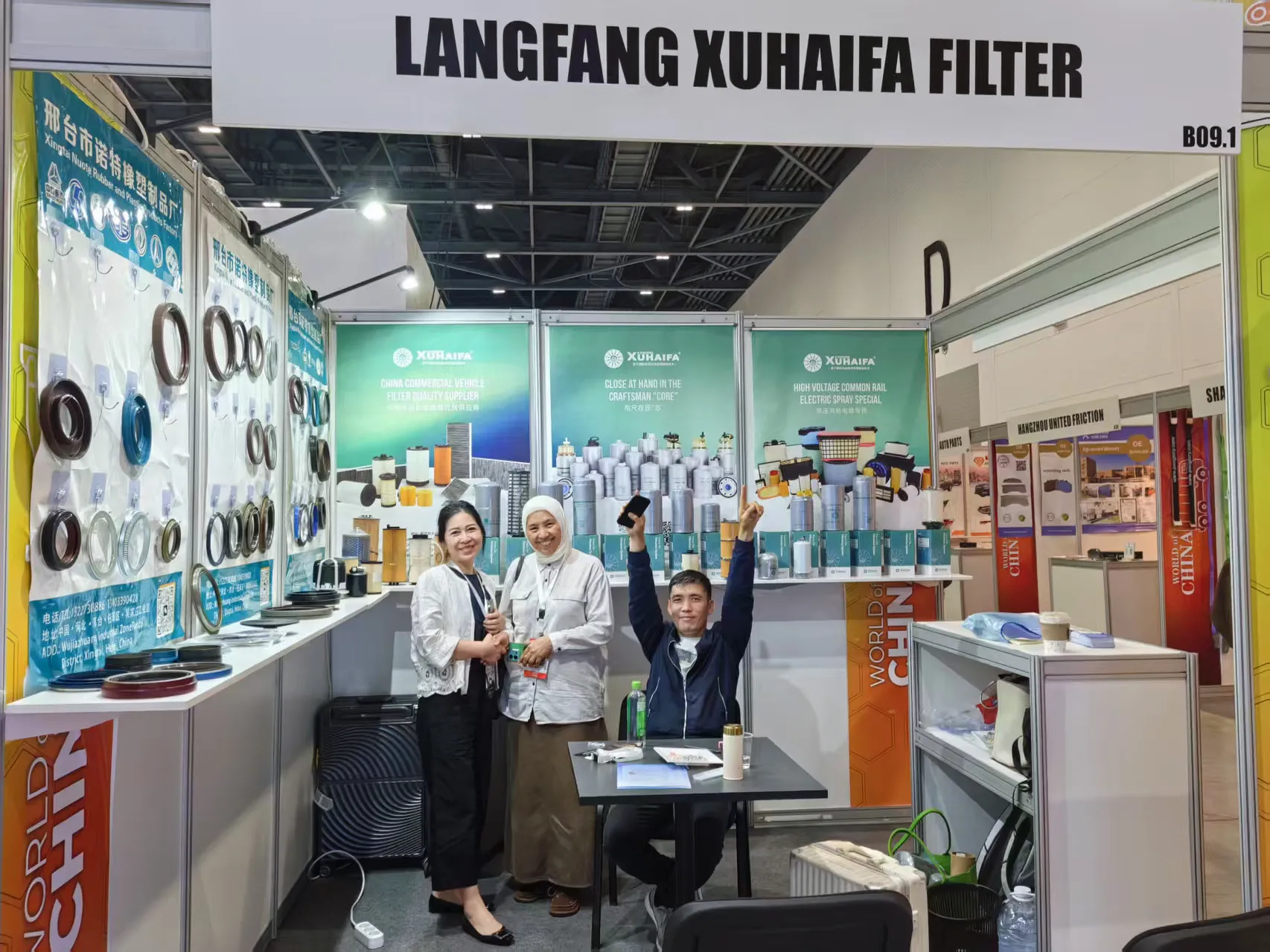 The exhibition of Xu Haifa in Kazakhstan was successfully concluded.
